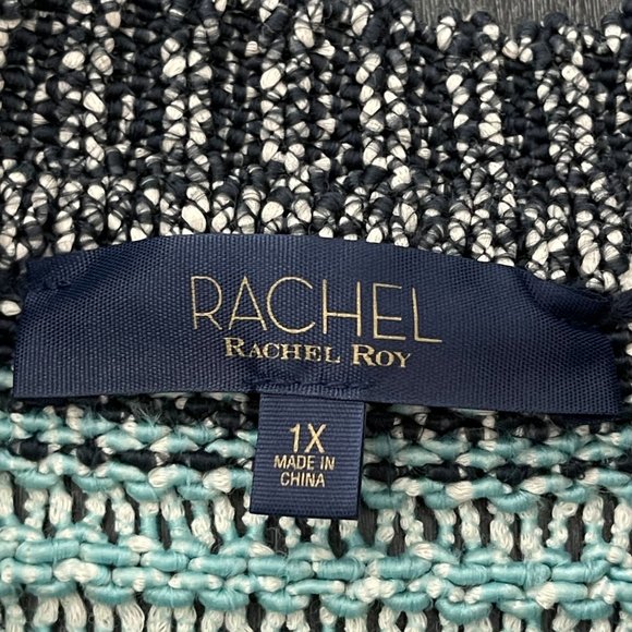 Rachel Roy Multicolor Knitted Sweater, Size 1X - Picture 2 of 6